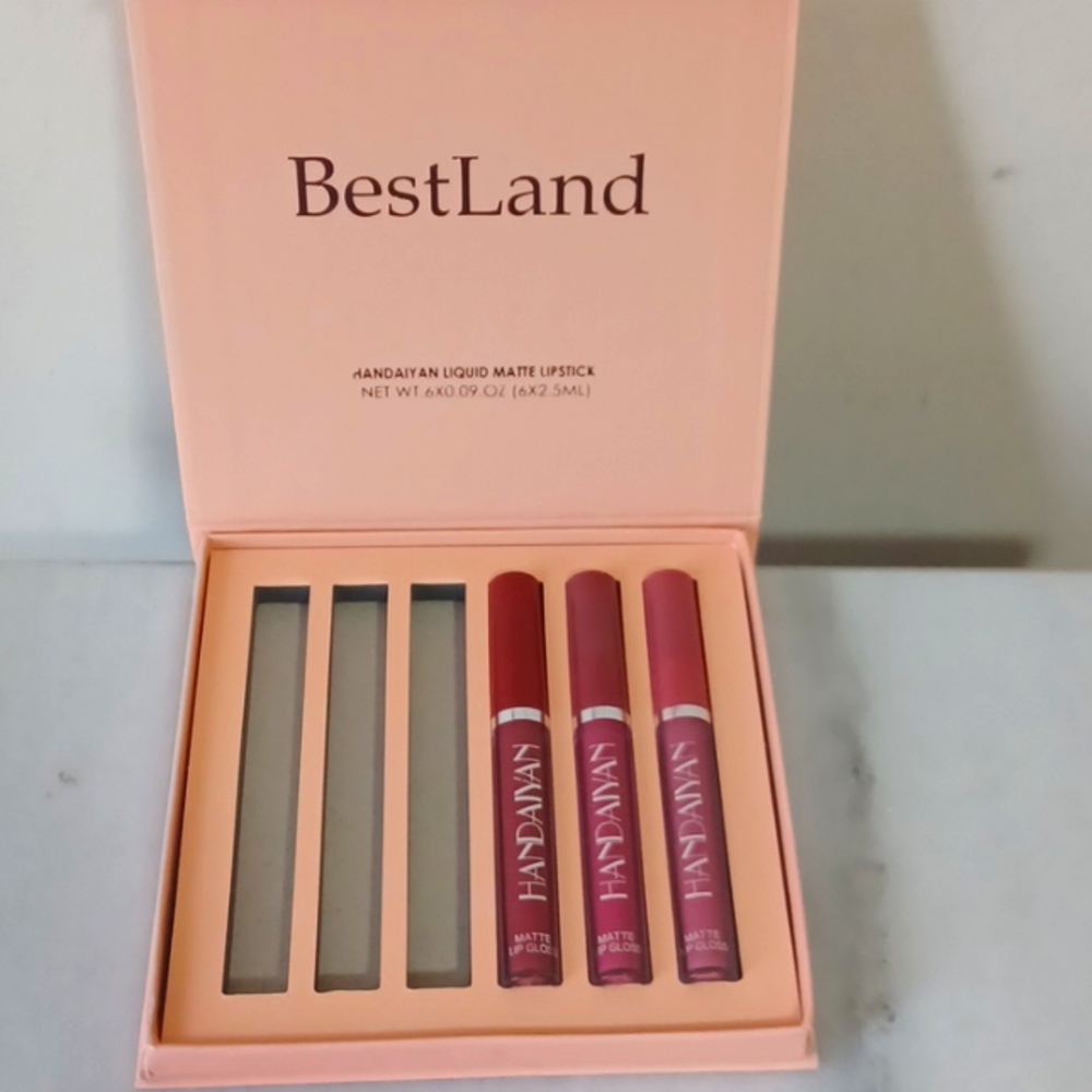 New BestLand handaiyan liquid matte lipstick 💄 set A